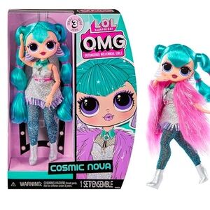 L.O.L. Surprise! O.M.G. Cosmic Nova Fashion Doll & Cosmic Queen sister